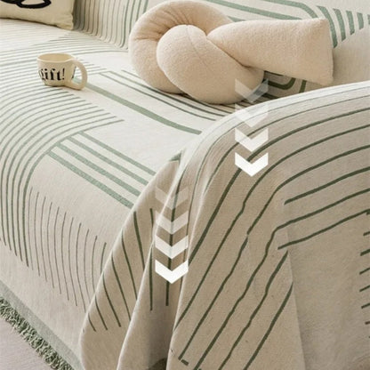 Sneeuwvlok Chenille Bankhoes - Zacht en Machinewasbaar, Decoratief Ontwerp 8