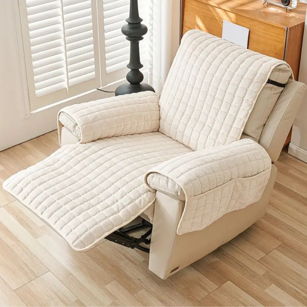 Snug Fauteuilhoes - Microvezel, Antislippasvorm met Zijvak 9