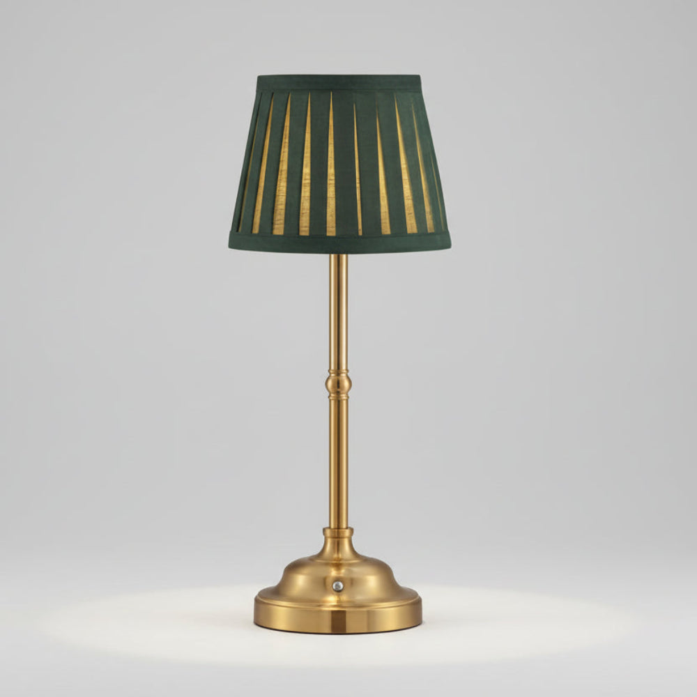 Solaire Tafellamp - Draadloos Goud, Oplaadbaar LED Touch Dimbaar 0