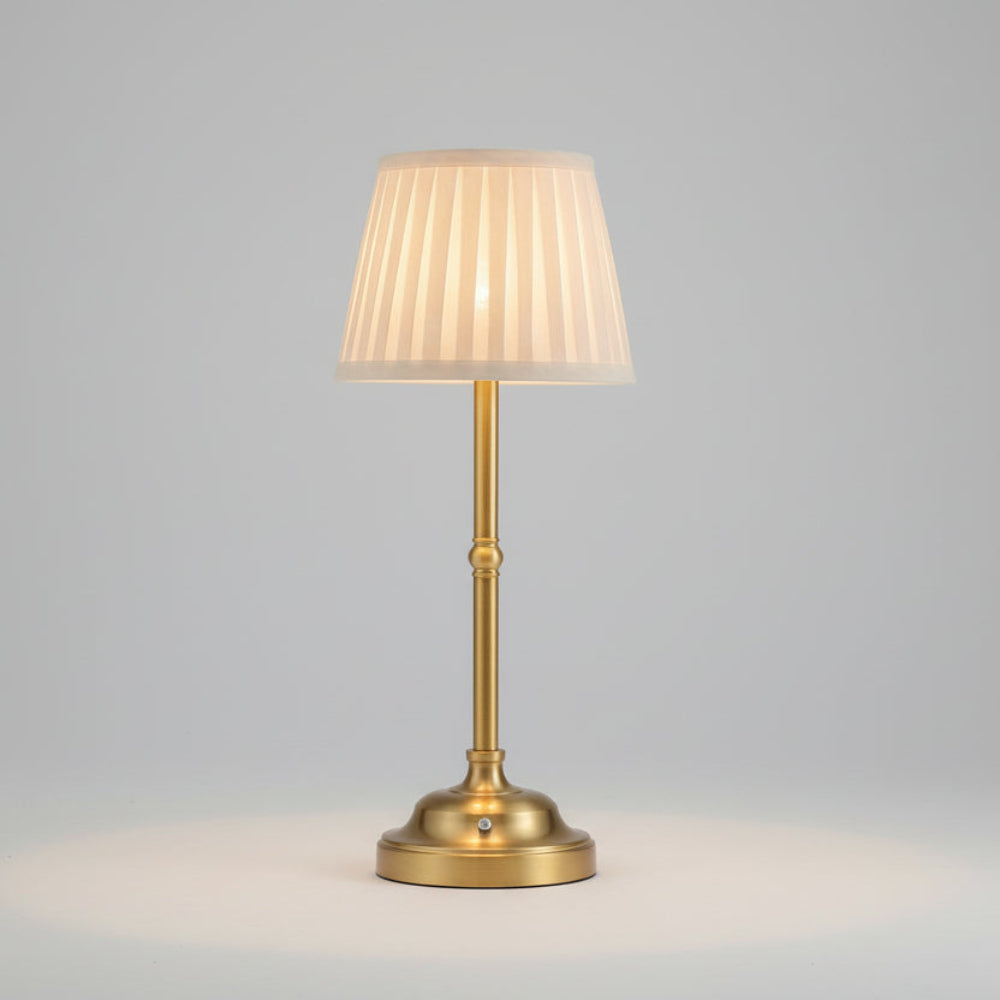 Solaire Tafellamp - Draadloos Goud, Oplaadbaar LED Touch Dimbaar 6