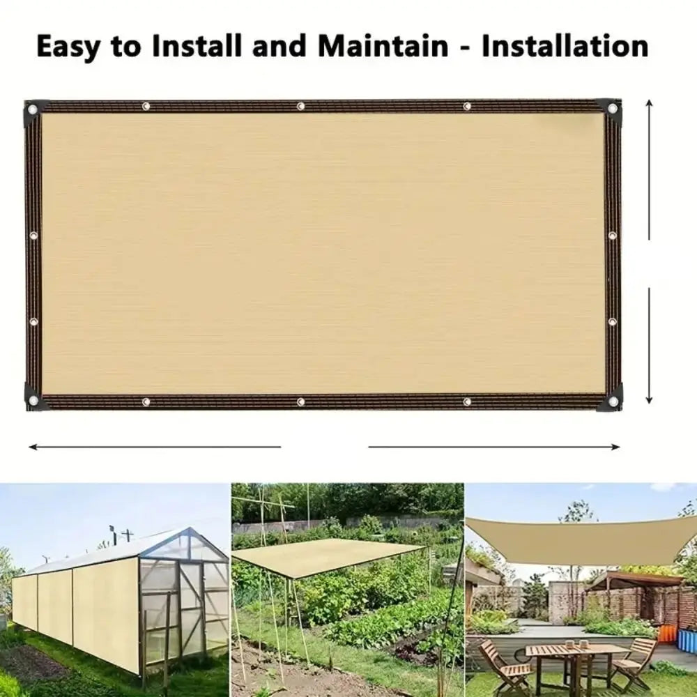 Solea Schaduwdoek - Duurzaam HDPE, 90% UV-Bescherming 5