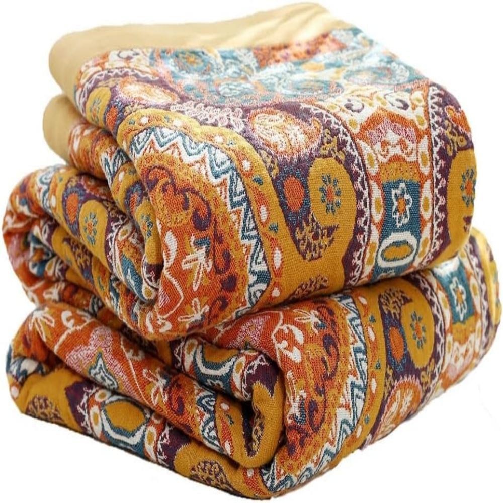 Soleil Boho Deken - Koelvezel, Dubbelzijdig Design 0