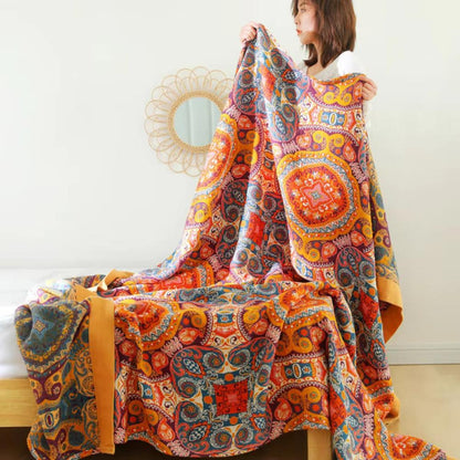 Soleil Boho Deken - Koelvezel, Dubbelzijdig Design 1