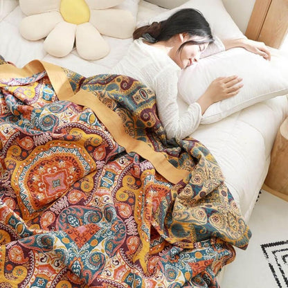 Soleil Boho Deken - Koelvezel, Dubbelzijdig Design 3