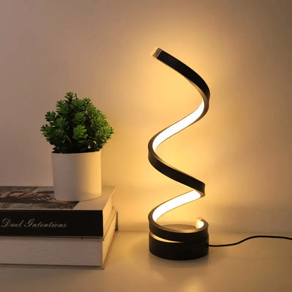 Sparlux Tafellamp - Dimbaar LED, Modern Spiraalontwerp 0