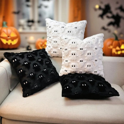 Spero Kussenhoes Bank - Pluche 3D Spookdesign, Machinewasbaar 3