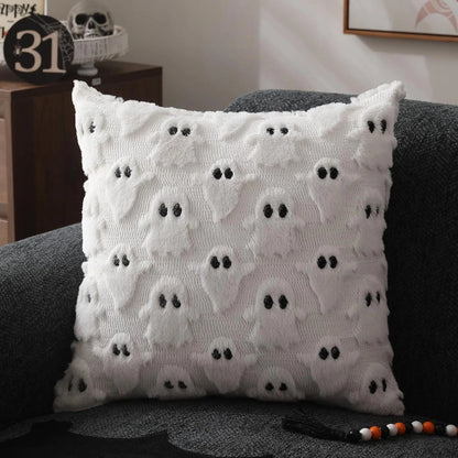 Spero Kussenhoes Bank - Pluche 3D Spookdesign, Machinewasbaar 6