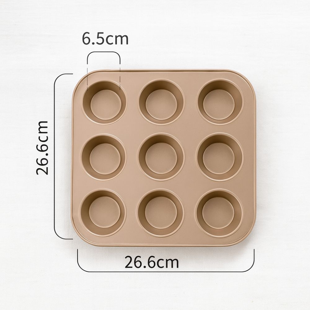 BakeNest™ – Antiaanbak Muffin Bakvorm – Cupcake Muffin Bakplaat