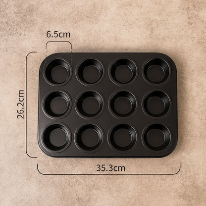 BakeNest™ – Antiaanbak Muffin Bakvorm – Cupcake Muffin Bakplaat