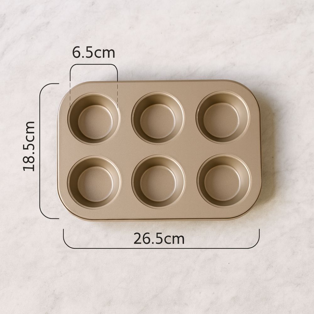 BakeNest™ – Antiaanbak Muffin Bakvorm – Cupcake Muffin Bakplaat