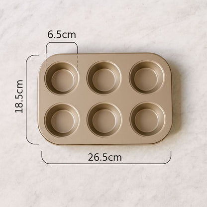 BakeNest™ – Antiaanbak Muffin Bakvorm – Cupcake Muffin Bakplaat