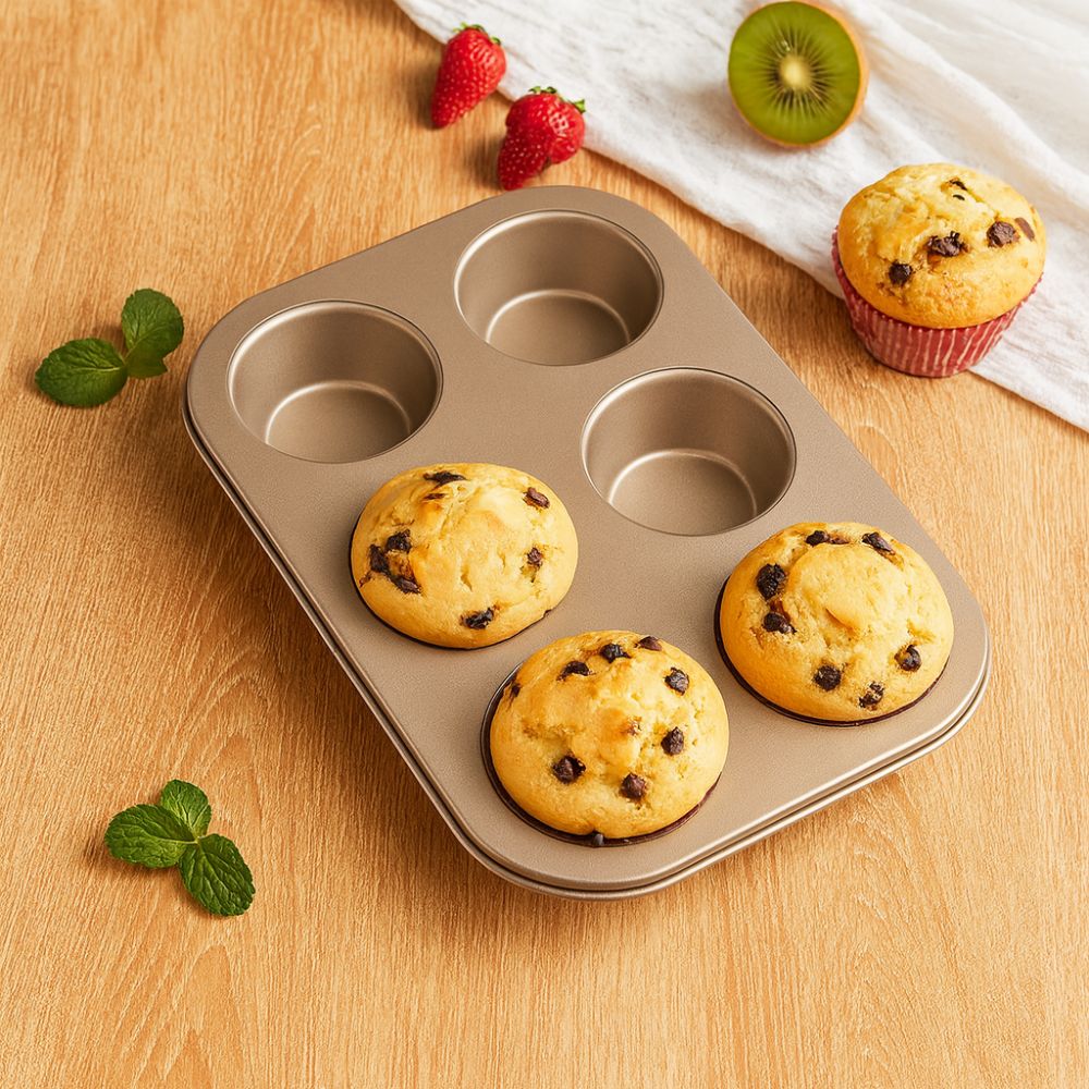 BakeNest™ – Antiaanbak Muffin Bakvorm – Cupcake Muffin Bakplaat