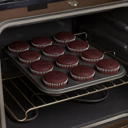 BakeNest™ – Antiaanbak Muffin Bakvorm – Cupcake Muffin Bakplaat