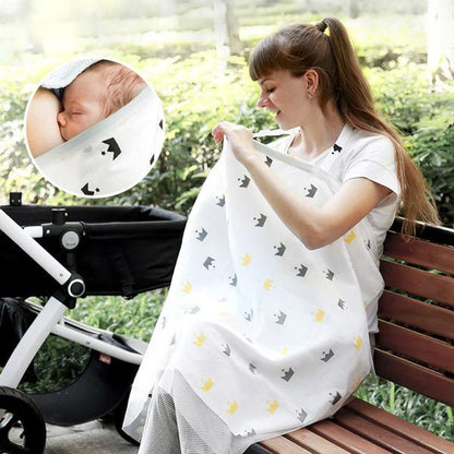 MilkVeil™ – Verstelbare Ademende Borstvoedingsdoek – Comfort & Discretie