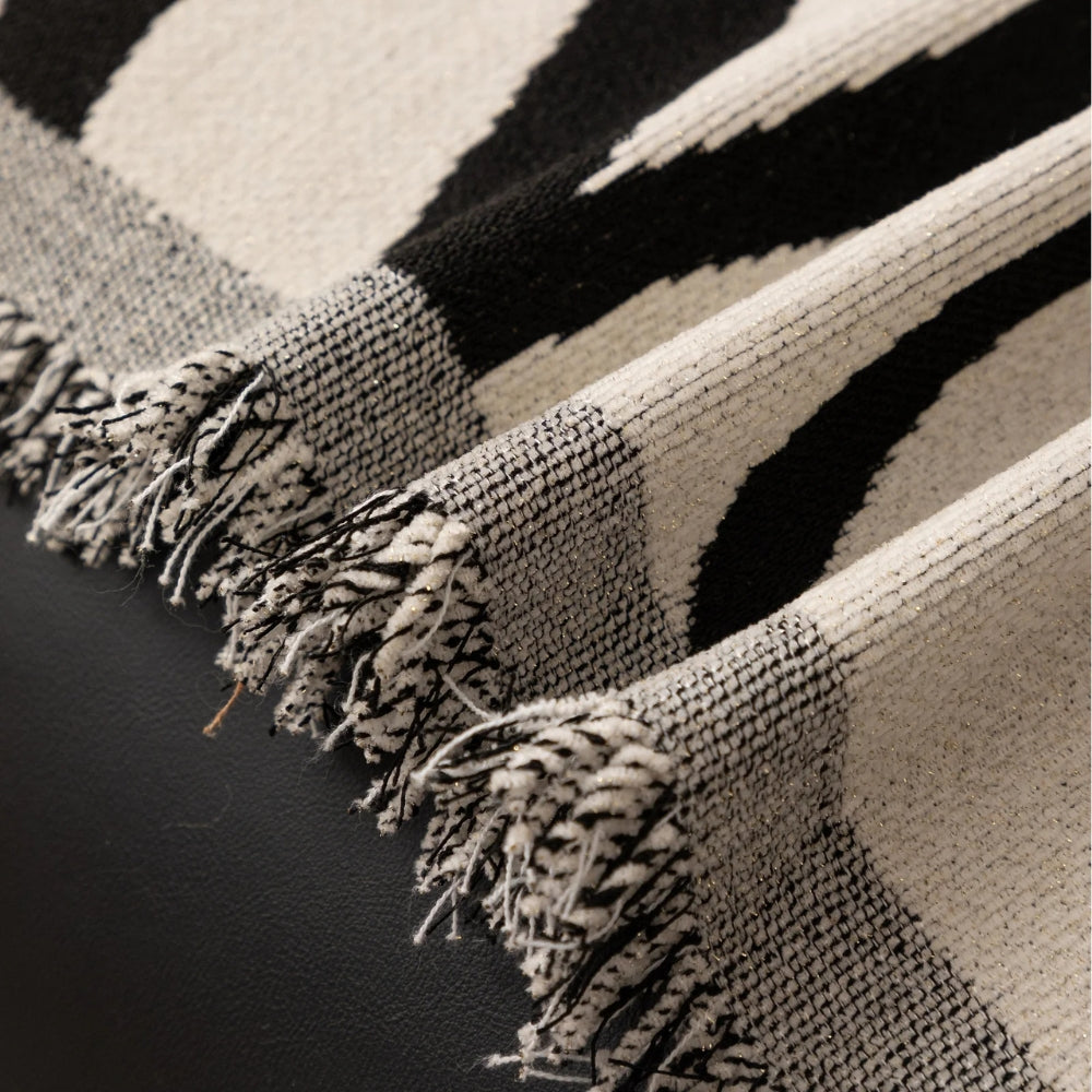 Talia Bankhoes voor Hoekbank - Chenille, Elegant Takkenpatroon 2
