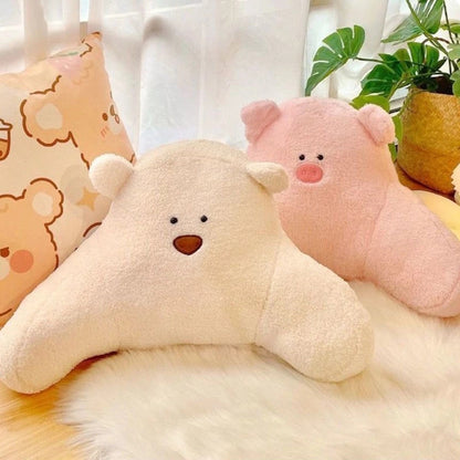 Teddytaill Kussen - Microvezel, Comfortabele Rugsteun 1