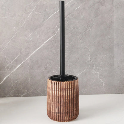 Tero Toiletborstel en Houder Set - Gestructureerd Keramiek, Elegant Design 4