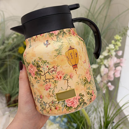 Tetra Theepot - Dubbelwandig RVS met Ingebouwde Zeef, 1000 ml 3