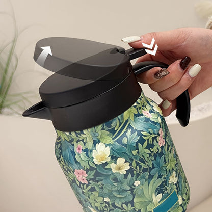 Tetra Theepot - Dubbelwandig RVS met Ingebouwde Zeef, 1000 ml 5