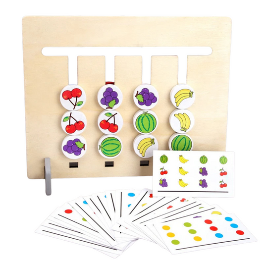 4Ever Wood BrainTree™ - Sorteren, leren en spelen in één - Montessori Houten Sorteerpuzzel