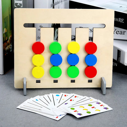 4Ever Wood BrainTree™ - Sorteren, leren en spelen in één - Montessori Houten Sorteerpuzzel