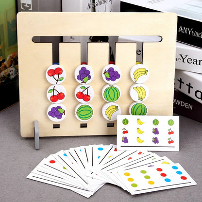 4Ever Wood BrainTree™ - Sorteren, leren en spelen in één - Montessori Houten Sorteerpuzzel