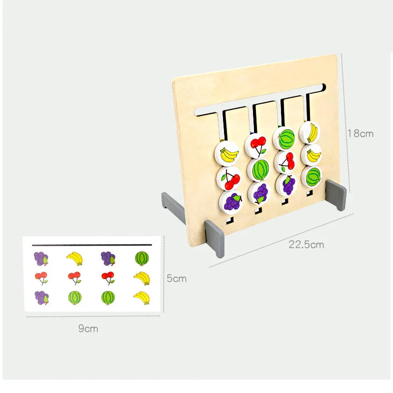 4Ever Wood BrainTree™ - Sorteren, leren en spelen in één - Montessori Houten Sorteerpuzzel
