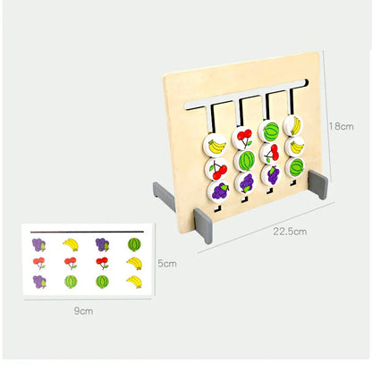 4Ever Wood BrainTree™ - Sorteren, leren en spelen in één - Montessori Houten Sorteerpuzzel