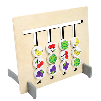 4Ever Wood BrainTree™ - Sorteren, leren en spelen in één - Montessori Houten Sorteerpuzzel