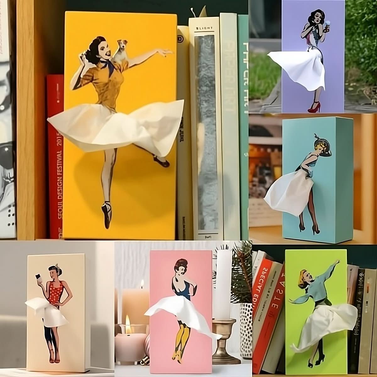 TissuDance Tissue Box - Creatief Ontwerp, Speelse Decoratie 1