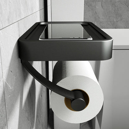 Tivaro Inbouw WC Rolhouder - Roestvrij Staal met Opbergplank 2
