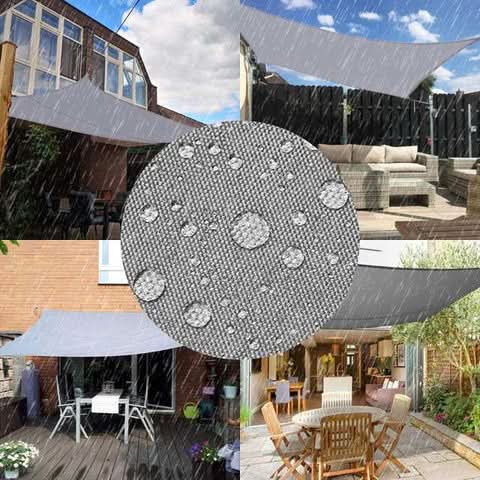 RainShadePro™ – Waterdichte Outdoor Zonwering – Zon & Regen Bescherming