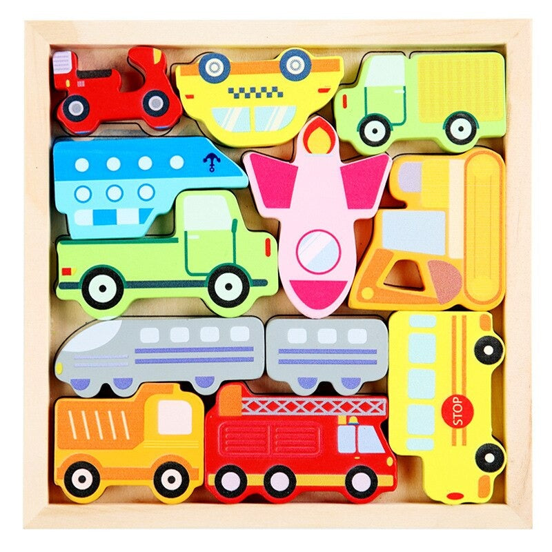 4Ever Wood PuzzelPals™ – Spelend Ontwikkelen - Houten Puzzel
