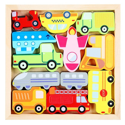 4Ever Wood PuzzelPals™ – Spelend Ontwikkelen - Houten Puzzel