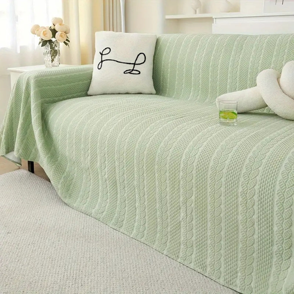 Tranquil Leaf Bankhoes - Zachte Microvezelmix, Antislip en Machinewasbaar 1