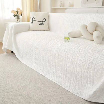 Tranquil Leaf Bankhoes - Zachte Microvezelmix, Antislip en Machinewasbaar 2