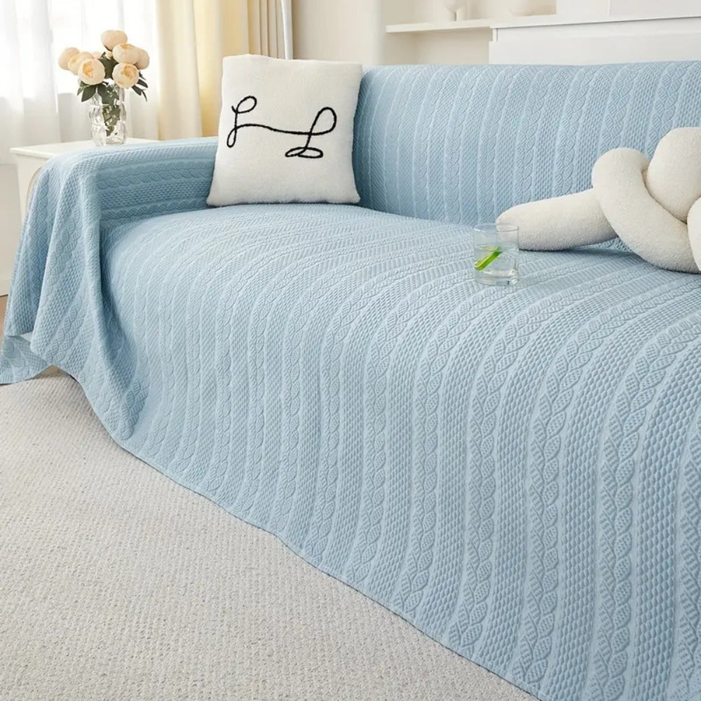 Tranquil Leaf Bankhoes - Zachte Microvezelmix, Antislip en Machinewasbaar 4