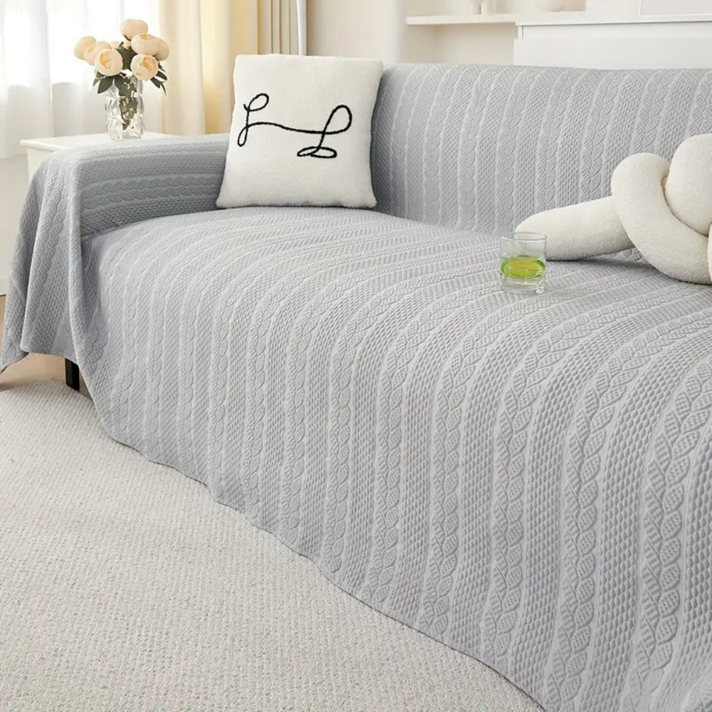 Tranquil Leaf Bankhoes - Zachte Microvezelmix, Antislip en Machinewasbaar 5