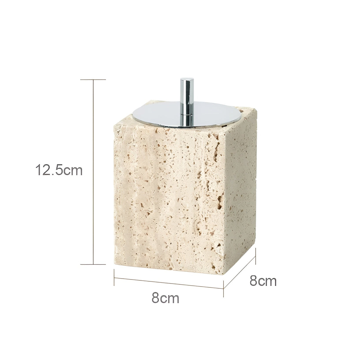 Trevano Badkamerset - Natuursteen Beige, Stijlvolle Accessoires 15