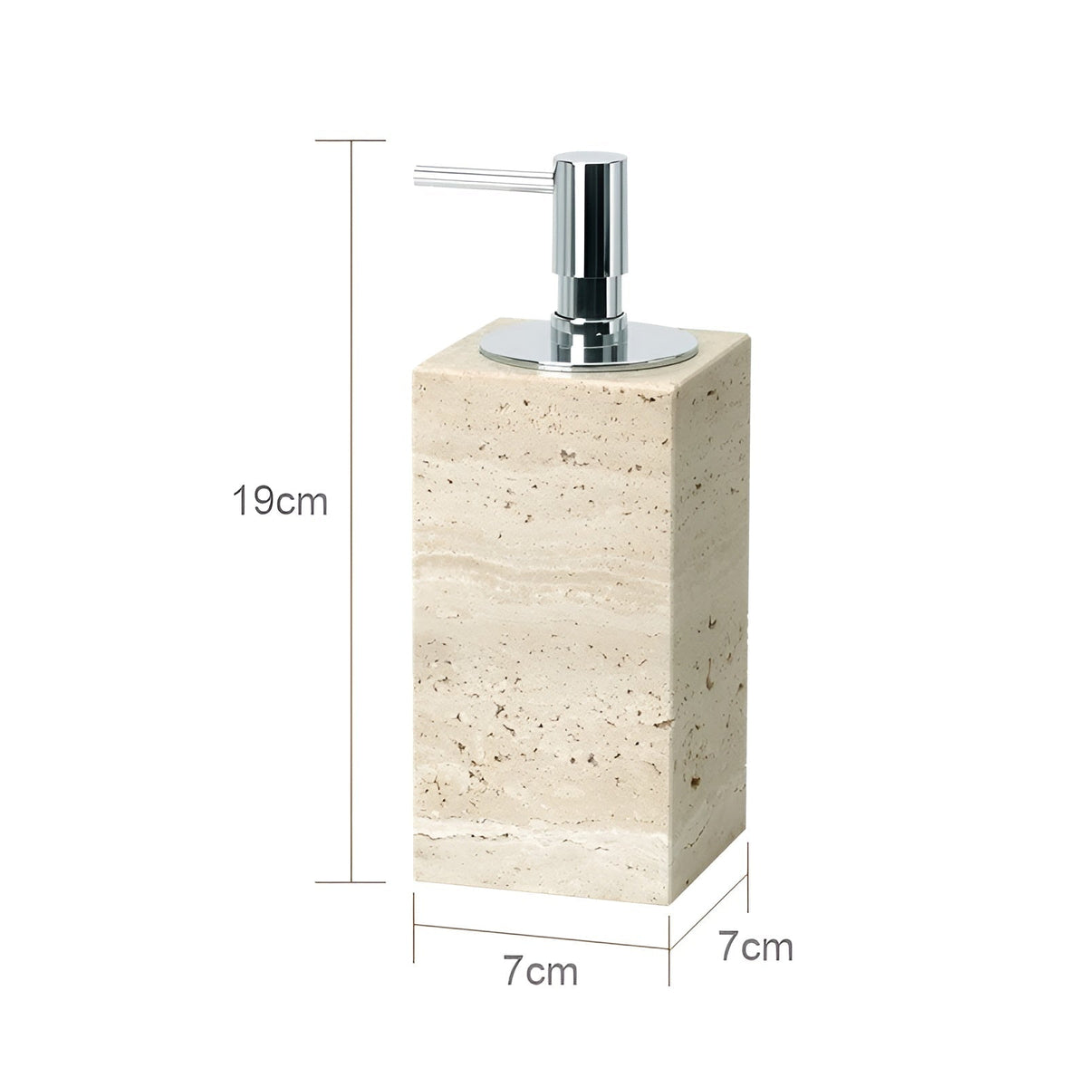 Trevano Badkamerset - Natuursteen Beige, Stijlvolle Accessoires 16