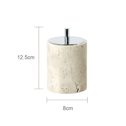 Trevano Badkamerset - Natuursteen Beige, Stijlvolle Accessoires 21