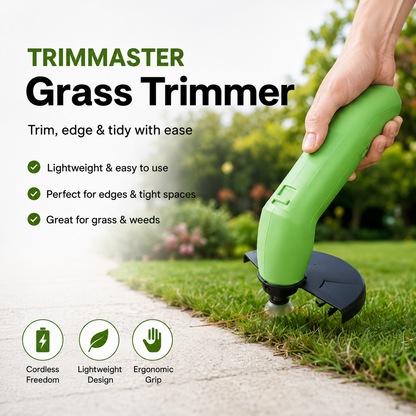 TrimMaster Grastrimmer Accu - Draadloos, Lichtgewicht en Verstelbaar 1