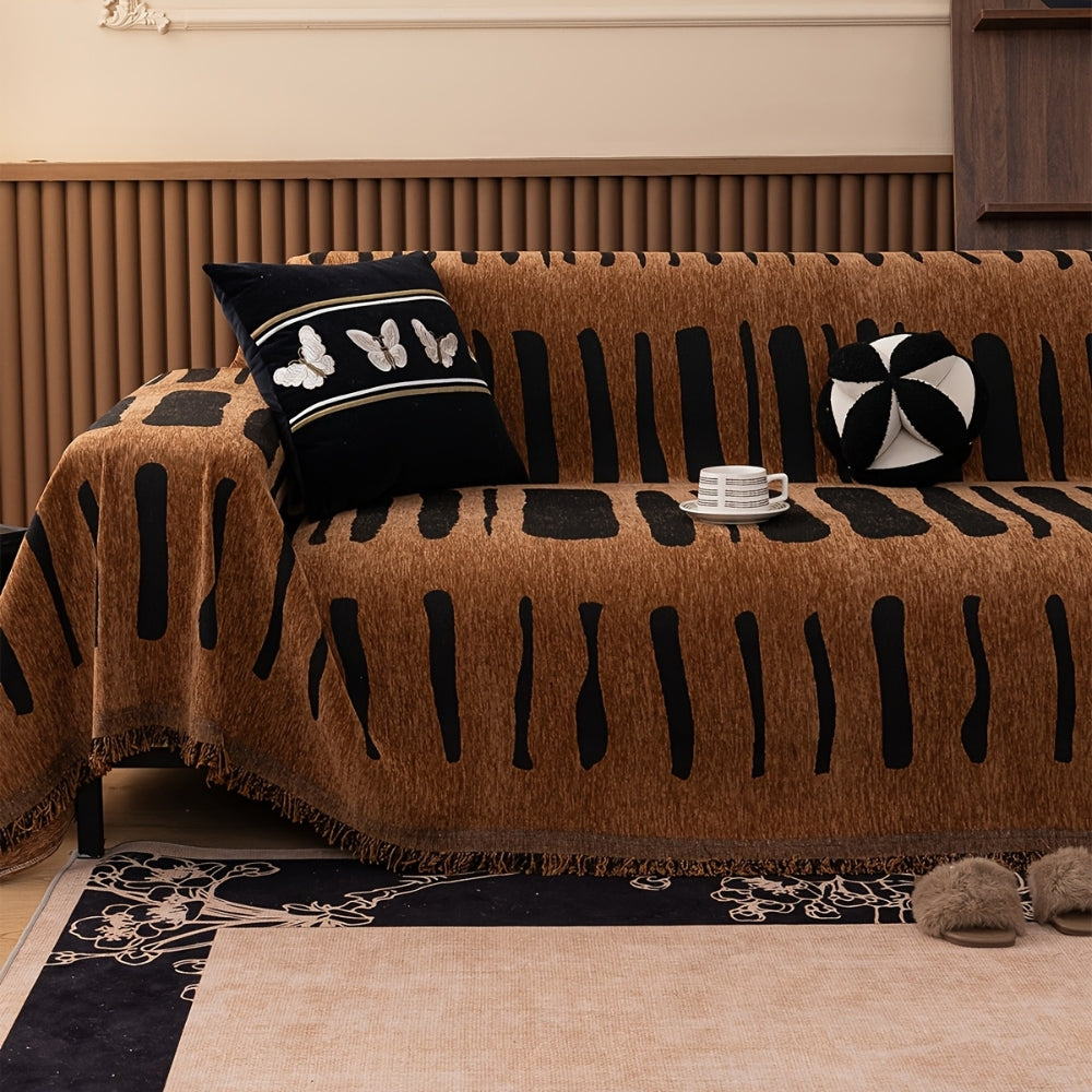 Triton Bankhoes - Chenille, Tribale Geometrische Patronen 1