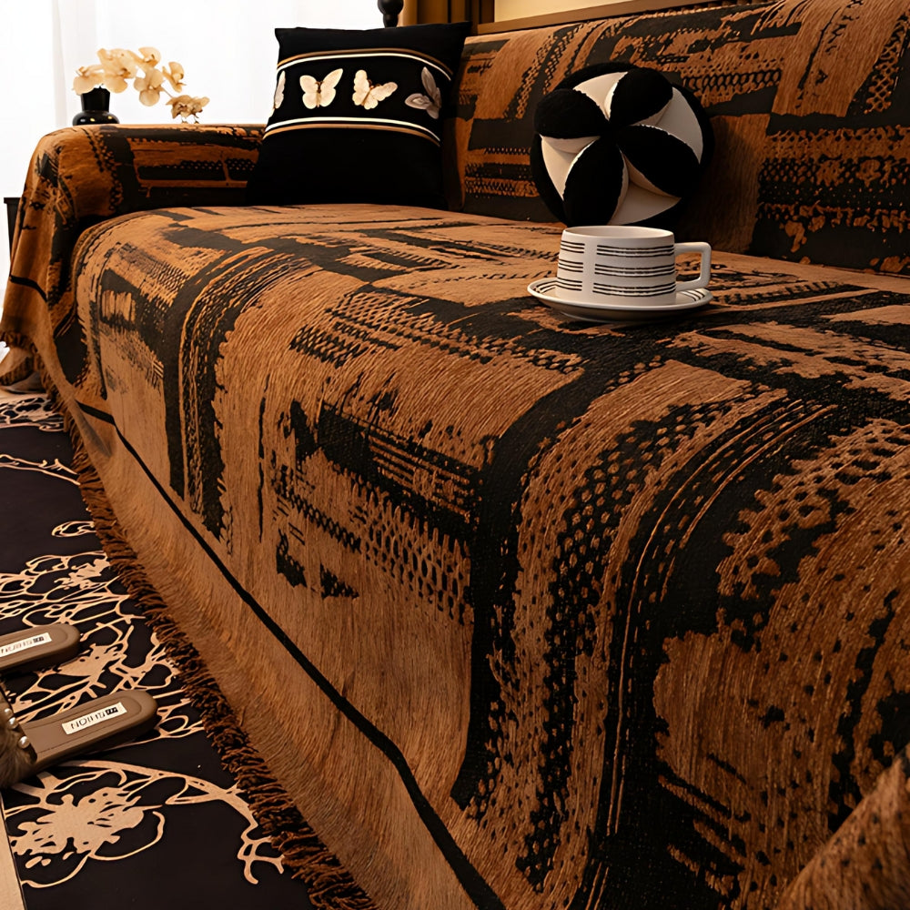 Triton Bankhoes - Chenille, Tribale Geometrische Patronen 5