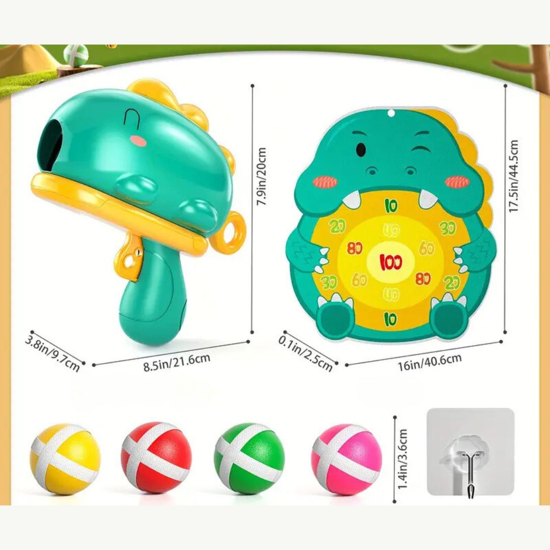 StickShot™ – Kleef dartbord spel – Schietspel voor kinderen