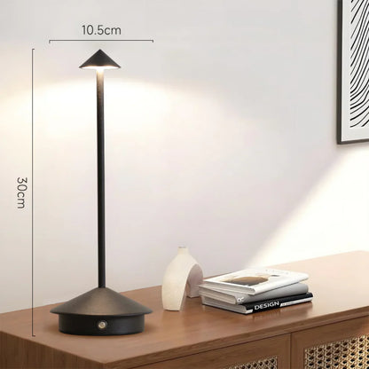 TouchGlowLite™ – Dimbare LED Tafellamp met Touch – Draadloos Oplaadbare Sfeerlamp