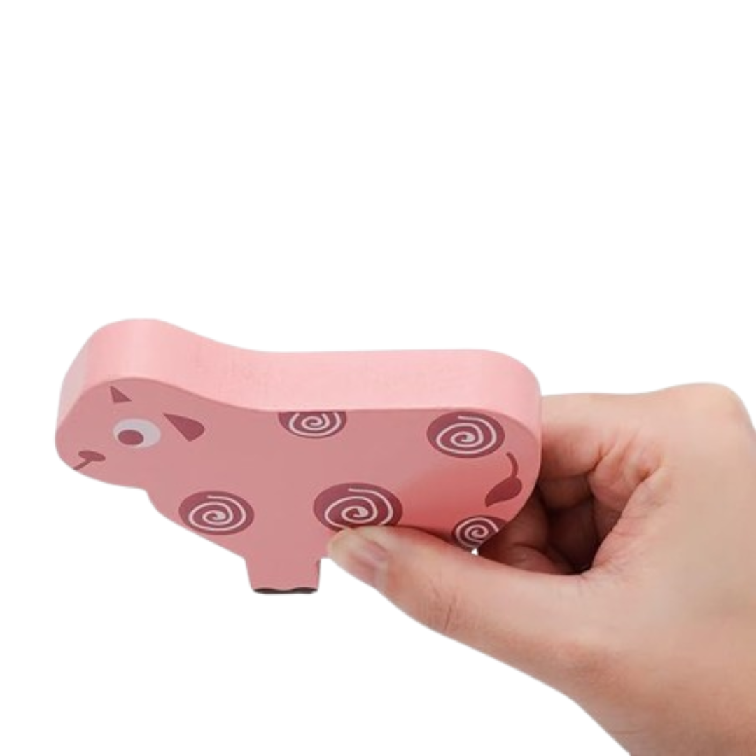 AnimalPals™ – Stapelbare houten dieren spel – Leren & Spelen