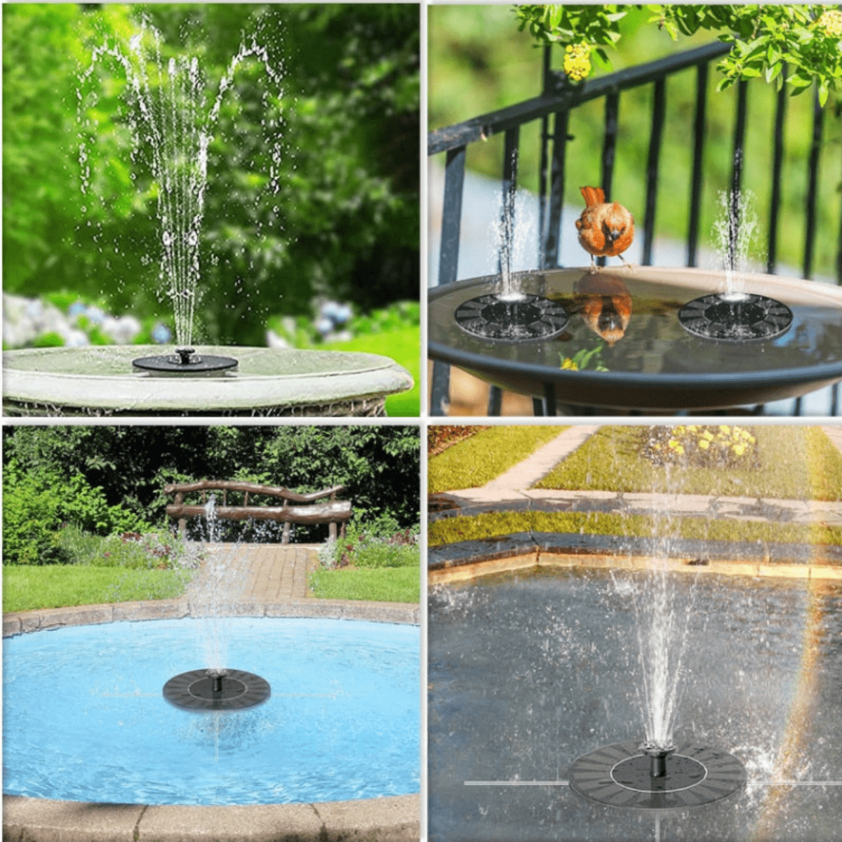 SolarSplash™ – Solar Vogel Fontein Zonder Kabels – Levende Tuin Water Oase