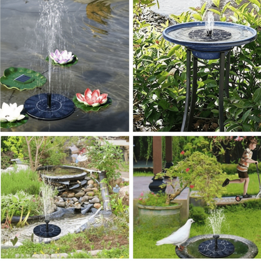 SolarSplash™ – Solar Vogel Fontein Zonder Kabels – Levende Tuin Water Oase
