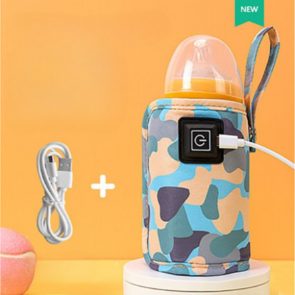 WarmEase™ – Draagbare Flessenwarmer met USB – Praktisch voor Onderweg
